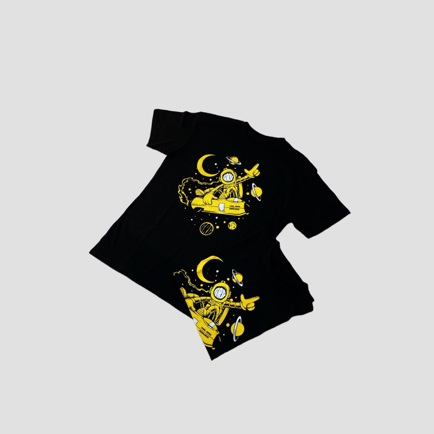 YELLOW GRAPHIC TEE