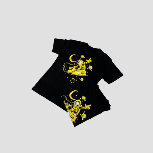 YELLOW GRAPHIC TEE