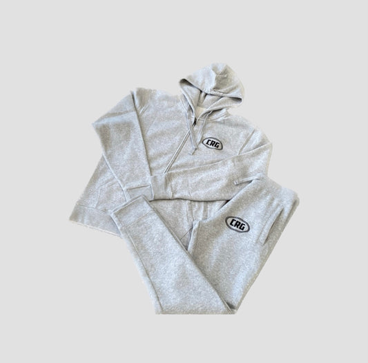 GREY ZIP UP TRACKSUIT